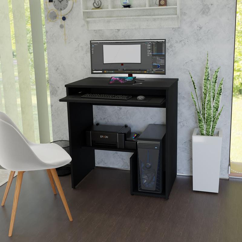 Escrivaninha Computador 690x420 C/ Suporte Cpu E Impressora